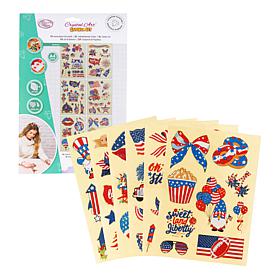 Craft Buddy Celebrate America Crystal Art Stickers - Set of 58