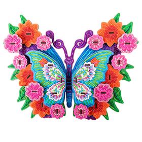Craft Buddy Crystal Art 3D Butterfly Hanging Decoration Kit