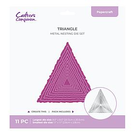 Crafter's Companion 8" Triangle Nesting Die
