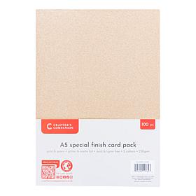 Crafter's Companion Glitter & Mirror Card Pack