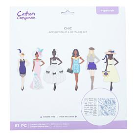 Crafter's Companion Ladies Through the Ages Stamp and Die Set