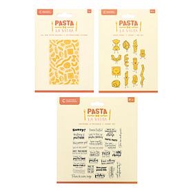 Crafter's Companion Pasta La Vista Stamp & Die Collection