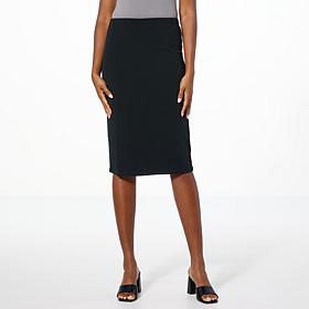 Curations x Amy Morrison Knit Crepe Midi Skirt 