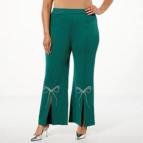 Curations X Debbie Embellished Slit Pant