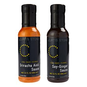 Curtis Stone (2) 12 oz. Combo Sauce Bottles Auto-Ship®