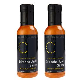 Curtis Stone (2) 12 oz. Sriracha-Aioli Sauce