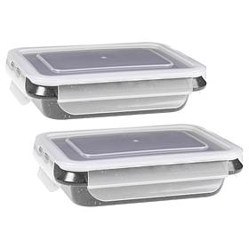 Curtis Stone 2-pack 5" x 7" DuraPan+ Nonstick Bake & Store Pans