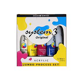 DALER-ROWNEY System 3 Acrylic Paint Sets Process Set