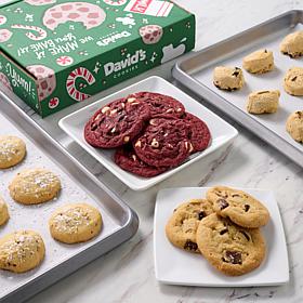 David's Cookies 118-Piece Red Velvet Cookie Dough Combo 12/15
