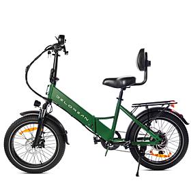 DeLorean Folding 500W E-Bike with Self-Repairing Tires and More