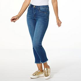 Democracy "Ab"solution® Embroidered Pocket Straight Leg Denim Jean