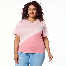 Democracy Tie Dye Knit Short Sleeve Tee