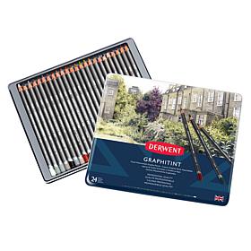 DERWENT Graphitint 24-piece Graphite Colored Pencil Set