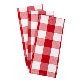 Design Imports 3-pack Buffalo Check Kitchen Towels