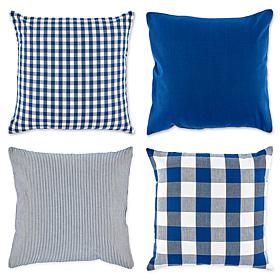 Design Imports Assorted Pillow Covers Set of 4