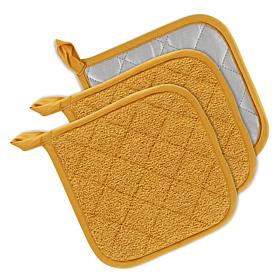 Design Imports Terry 3-piece Potholder Set