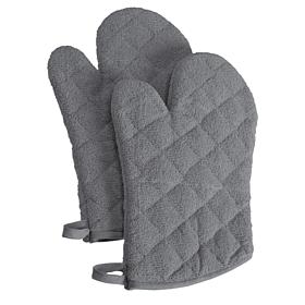 Design Imports Terry Oven Mitt Set of 2