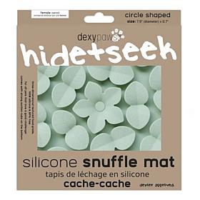 DexyPaws Sage Green Circle Silicone Snuffle Mat