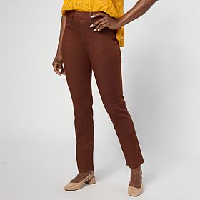 DG2 by Diane Gilman Coolmax® Shaper Stretch Denim Straight Leg Jean