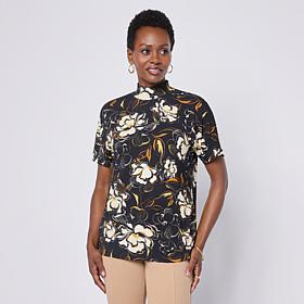 DG2 by Diane Gilman Dolman Turtleneck Top