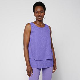 DG2 by Diane Gilman Everyday Jersey Hotfix Easy Tank