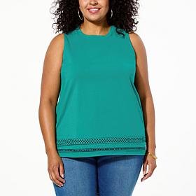 DG2 by Diane Gilman From the Vault Crochet Insert Knit Tank