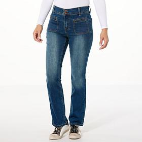 DG2 by Diane Gilman New Classic Stretch Denim Baby Bootcut Jean