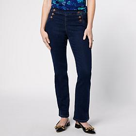 DG2 by Diane Gilman New Classic Stretch Denim Bootcut Sailor Jean