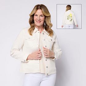DG2 by Diane Gilman New Classic Stretch Embellished Anniversary Jacket