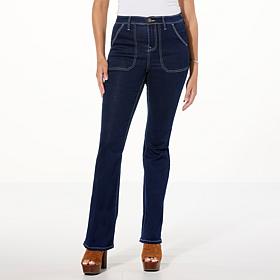DG2 by Diane Gilman New Classic Stretch Patch Pocket Bootcut Jean