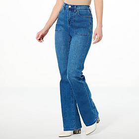 DG2 by Diane Gilman New Classic Stretch Patch Pocket Bootcut Jean