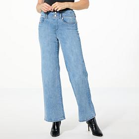 DG2 by Diane Gilman New Classic Stretch Runway Pull-On Wide-Leg Jean