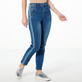 DG2 by Diane Gilman New Classic Stretch Side Panel Skinny Jean