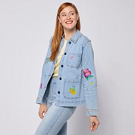 DG2 by Diane Gilman New Classic Stretch Tropical Barn Jacket