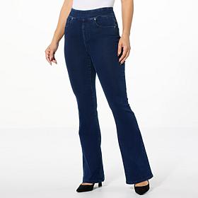 DG2 by Diane Gilman Virtual Stretch Denim Pull-On Flare Jean