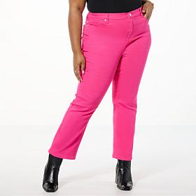 DG2 by Diane Gilman Virtual Stretch Denim Straight-Leg Jean