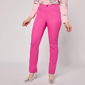 DG2 by Diane Gilman Virtual Stretch Denim Straight-Leg Jean