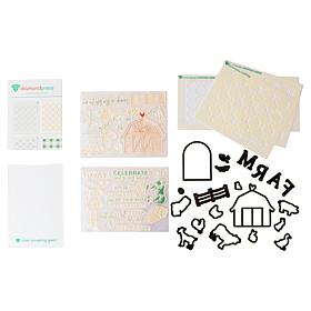 Diamond Press Farm Life Stamp, Die and Stencil Set