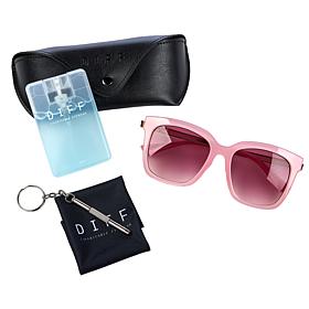 Diff Eyewear Hailey Oversized Sunglasses with Cleaning Kit