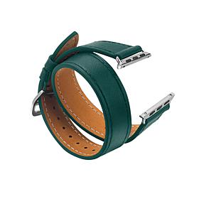 Digital Basics Double Wrap Leather Band for 42mm/44mm Apple Watch 