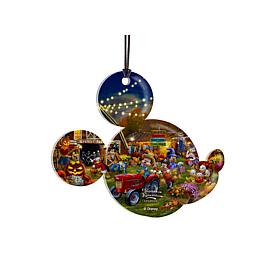 Disney (Mickey and Minnie Pumpkin Festival) Shaped Acrylic Print