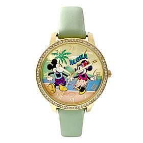 Disney Special Edition Mickey and Minnie Travel Theme Watch