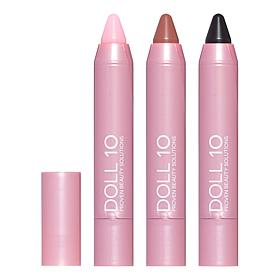 Doll 10 Champagne Wishes pH Adaptive Lip Crayon Trio