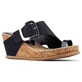 Donald Pliner Gyer Buckle Wedge Sandal