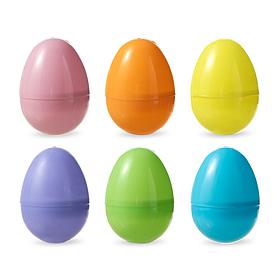 Easter Plastic Fillable Eggs 90-Pk / 6 Colors