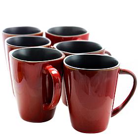 Elama Harland 6-piece Luxe and Large Dinner Mugs