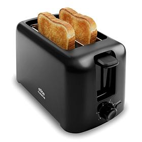 Elite Cuisine 2 Slice Cool Touch Toaster, 6 Settings, Extra Wide Slots