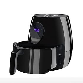 Elite Gourmet 5.3-Qt Digital Air Fryer with 7 Menu Functions - Black