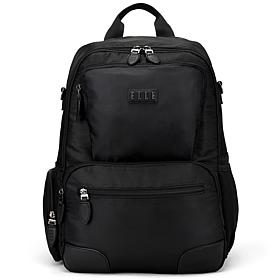 ELLE Voyage 20L Twill and Vegan Leather Backpack