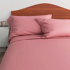 Emryn House 200 Thread Count Cotton Percale Sheet Set